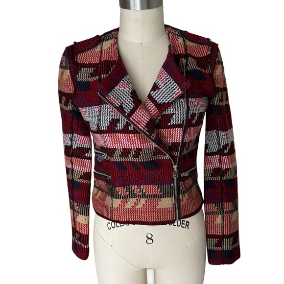 Maje Patterned Blazer, size S - Picture 3 of 8